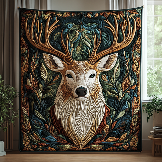 Woodland Whisper Quilted Blanket