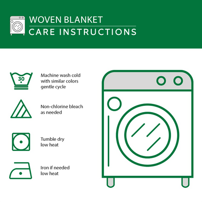 Hoppy Days Woven Throw Blanket