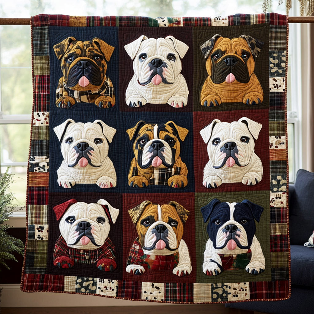 Wrinkle Wonderland Quilted Blanket