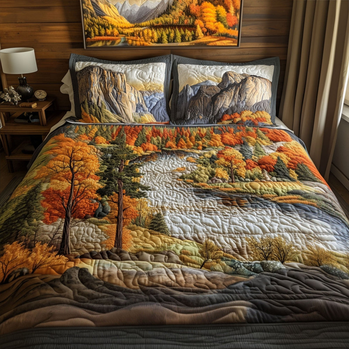 Yosemite Wonders 3-Piece Quilted Bedding Set