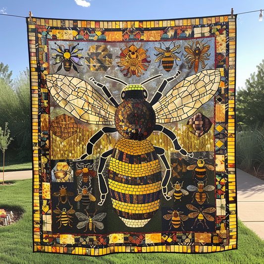 Bee Breeze Quilted Blanket